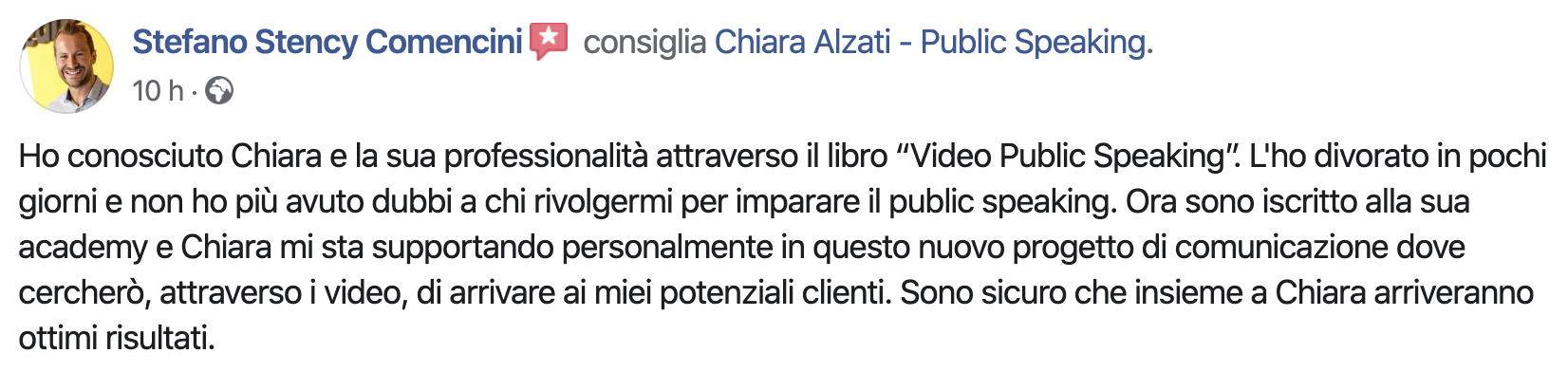 Chiara Alzati Accademia del Public Speaking