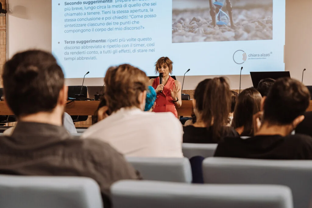 Corsi di Public Speaking per le aziende - Chiara Alzati Srl